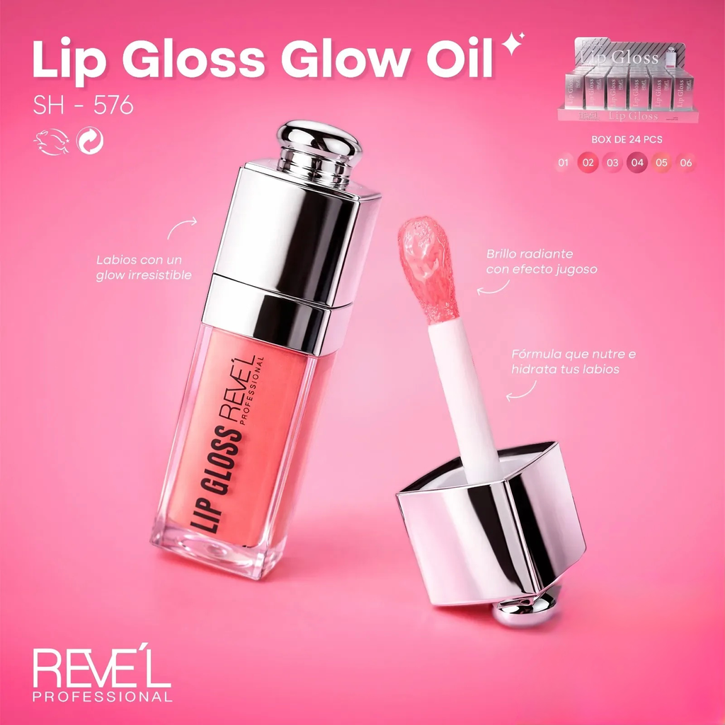 [SH-576] LIP GLOSS GLOW OIL REVEL